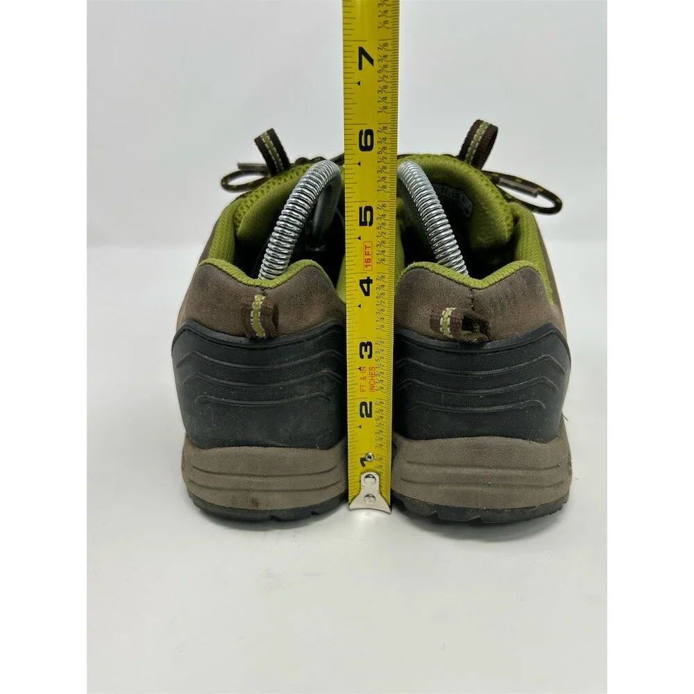 KEEN Bryce WP Women's Waterproof Hiking Trail Shoes Brown/Green Low Top Size 8.5